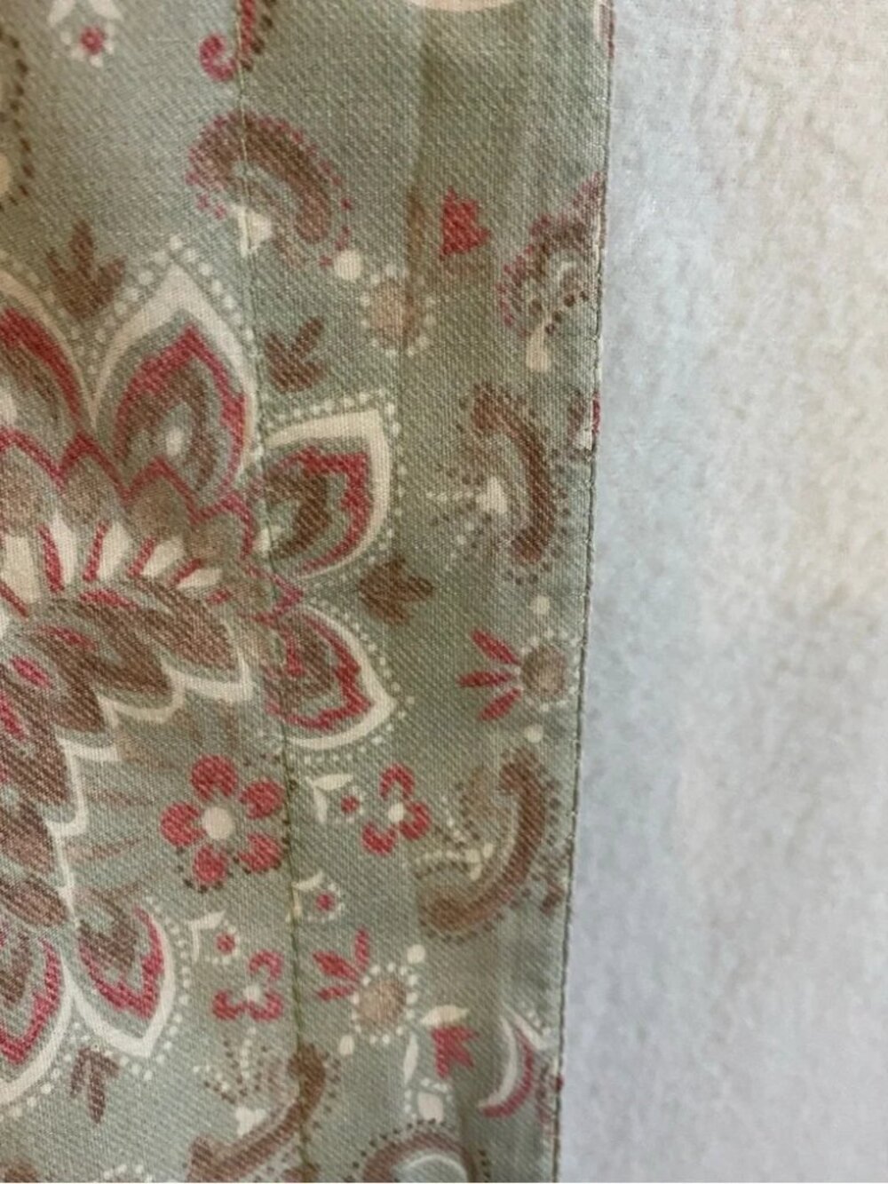 Lauren Ralph Lauren Hadley paisley green floral King pillow sham - Picture 3 of 7